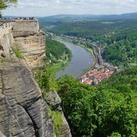 View from Königstein Fortress