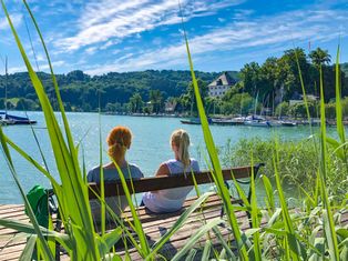 Radlerpause am Mattsee