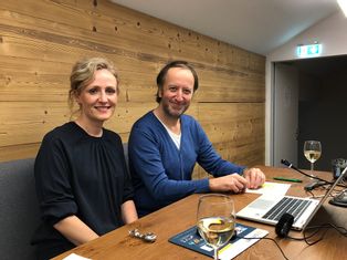 Die Vortragenden Verena Sonnenberg und Andreas Schintlmeister