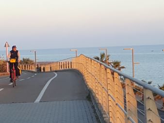 Andreas auf dem Rad auf der Radtour von Turin nach San Remo
