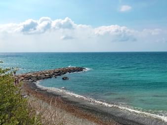 Ausblick auf die Küste