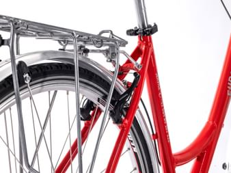 Brake of the rental bike with 7 gears