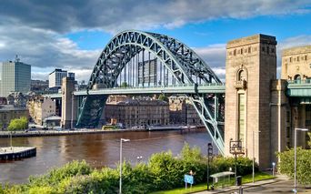 Blick auf die Tyne Brücke