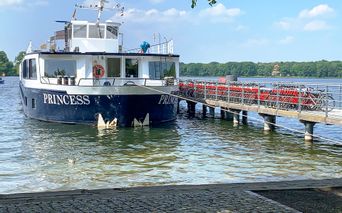 MS Princess at the pier