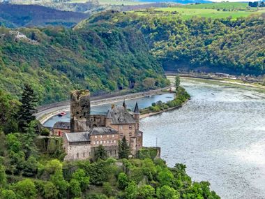 Ausblick von der Loreley in St. Goar Ausblick von der Loreley in St. Goar