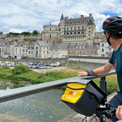 Radstopp in Amboise